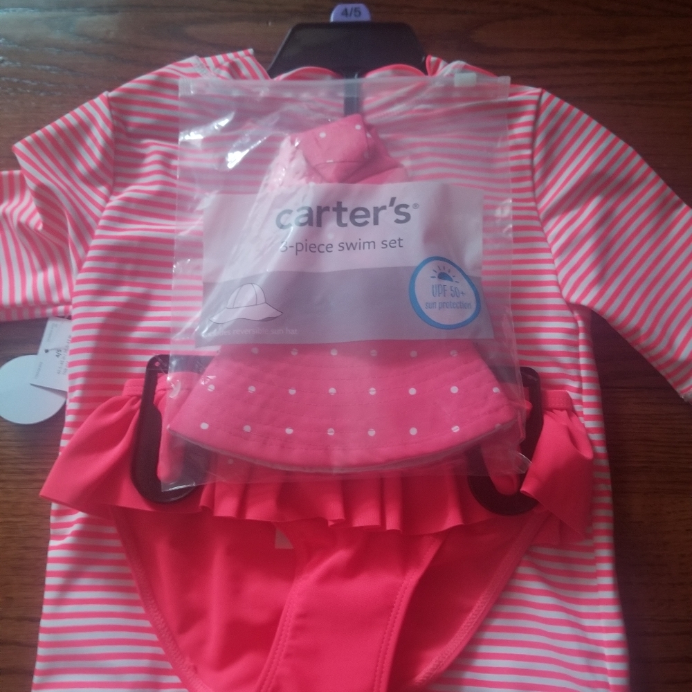 Carters 3 piece swim set